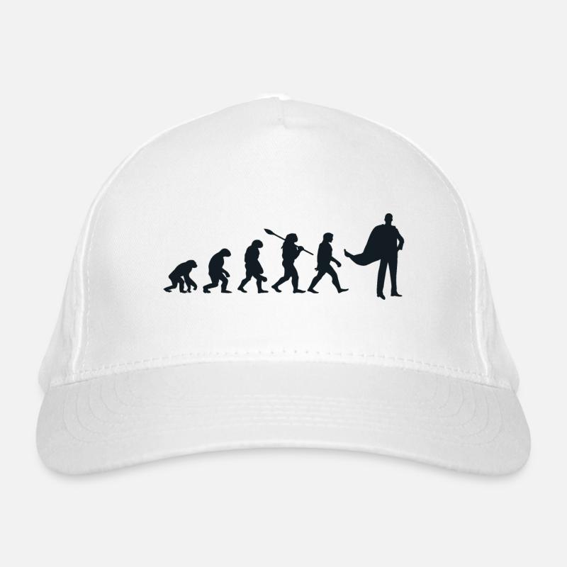 Évolution Darwin pour les Supermans 🦸‍♂️ Casquette classique bio