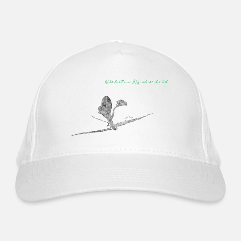 Natur findet einen Weg, mit oder ohne dich Bio-Baseballkappe