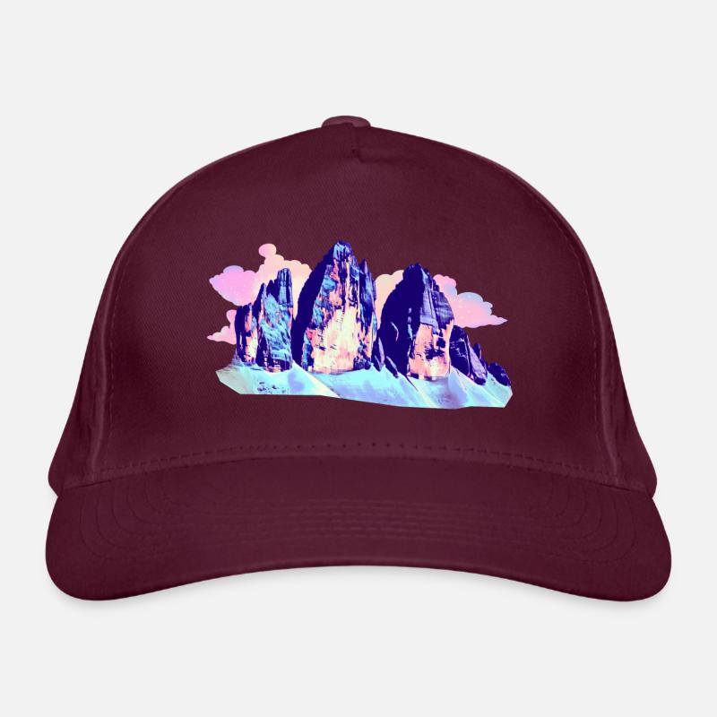 Randonnée dans les Dolomites des Trois Pics Tre Cime di Lavaredo Casquette classique bio