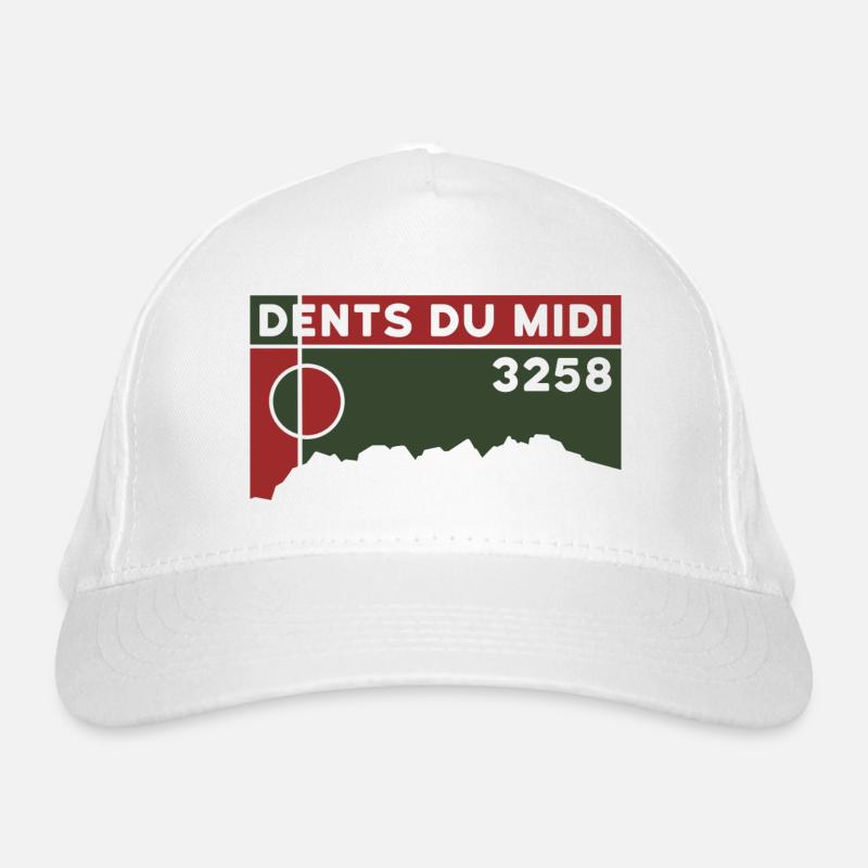 Dents du Midi Hike Trail Tour Exceedance Organic Baseball Cap