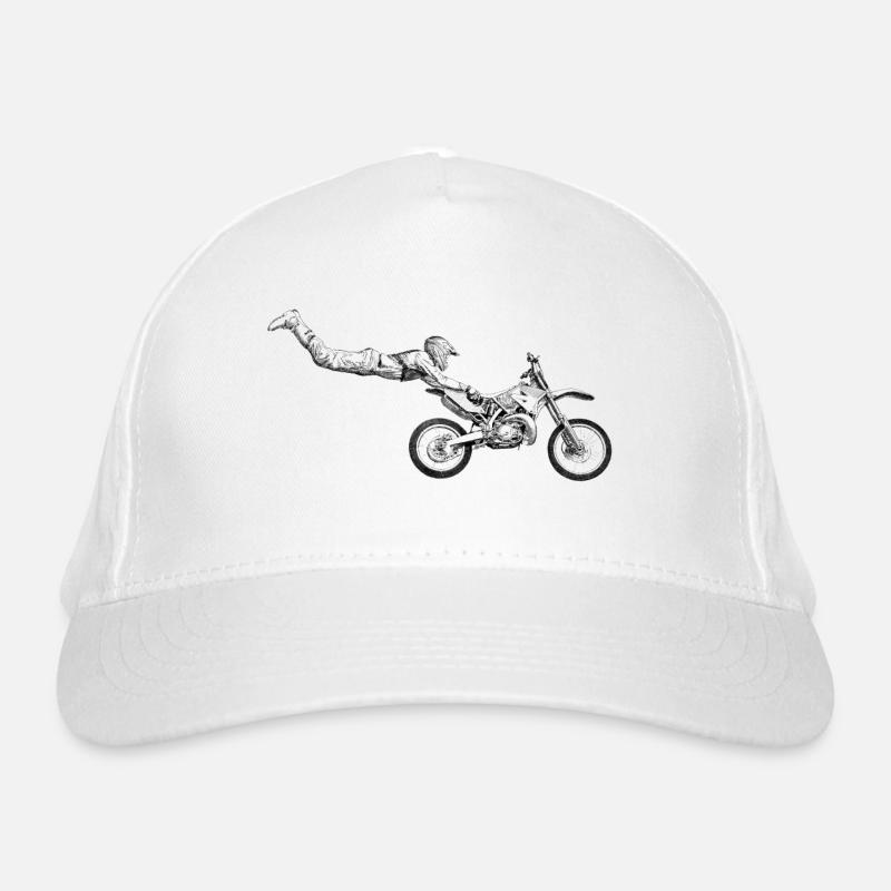 motocross freestyle Organic Baseball Cap