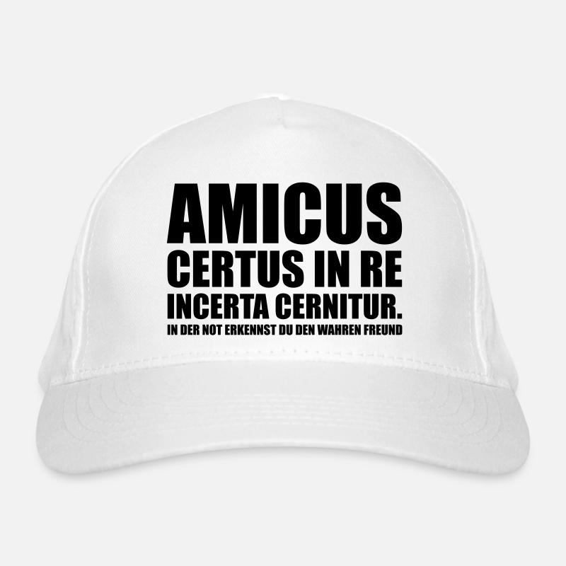 Amicus Certus In Re Incerta Cernitur In Organic Baseball Cap