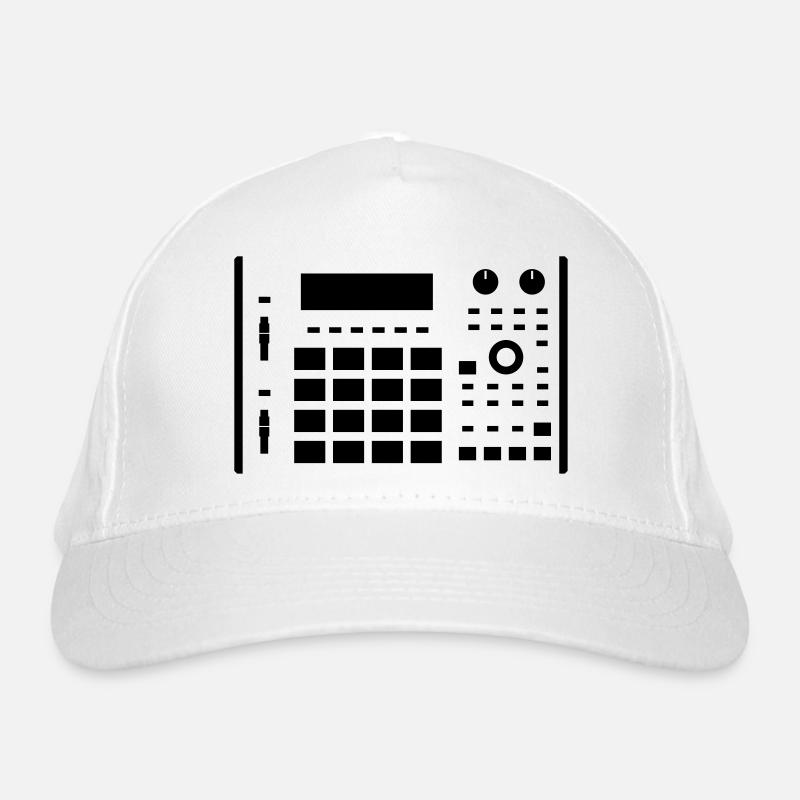 MPC 1000 white - Organic Baseball Cap - white