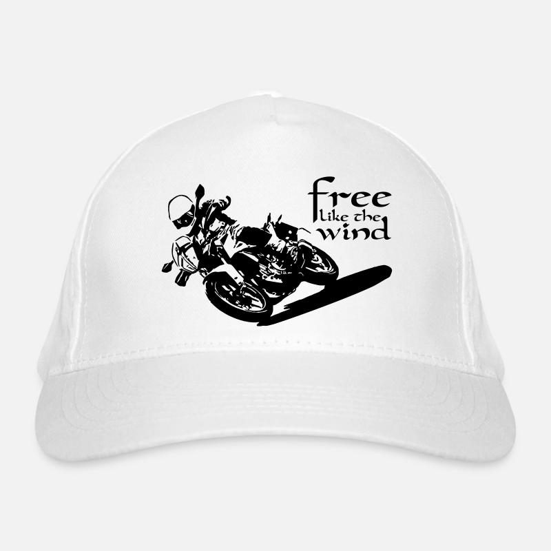 Biker Free Organic Baseball Cap