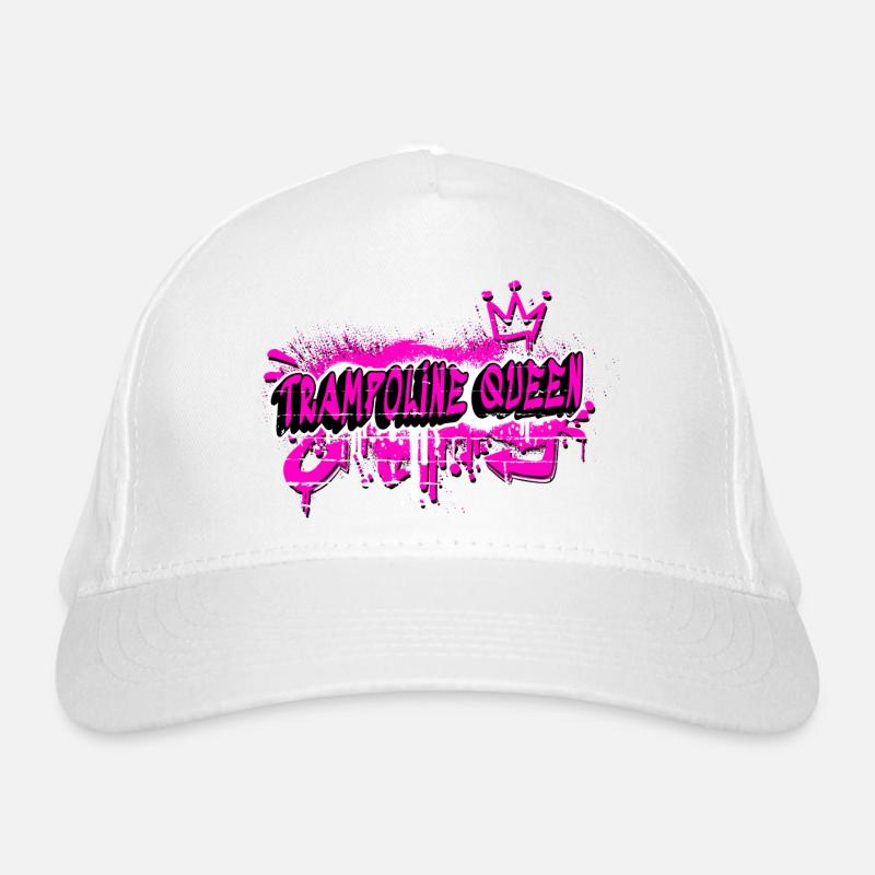 Trampoline Graffiti Queen Design Bio-Baseballkappe