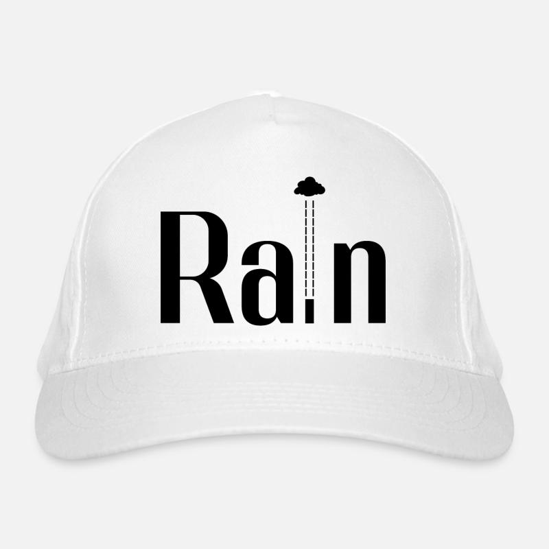 rain pluie original design Casquette classique bio