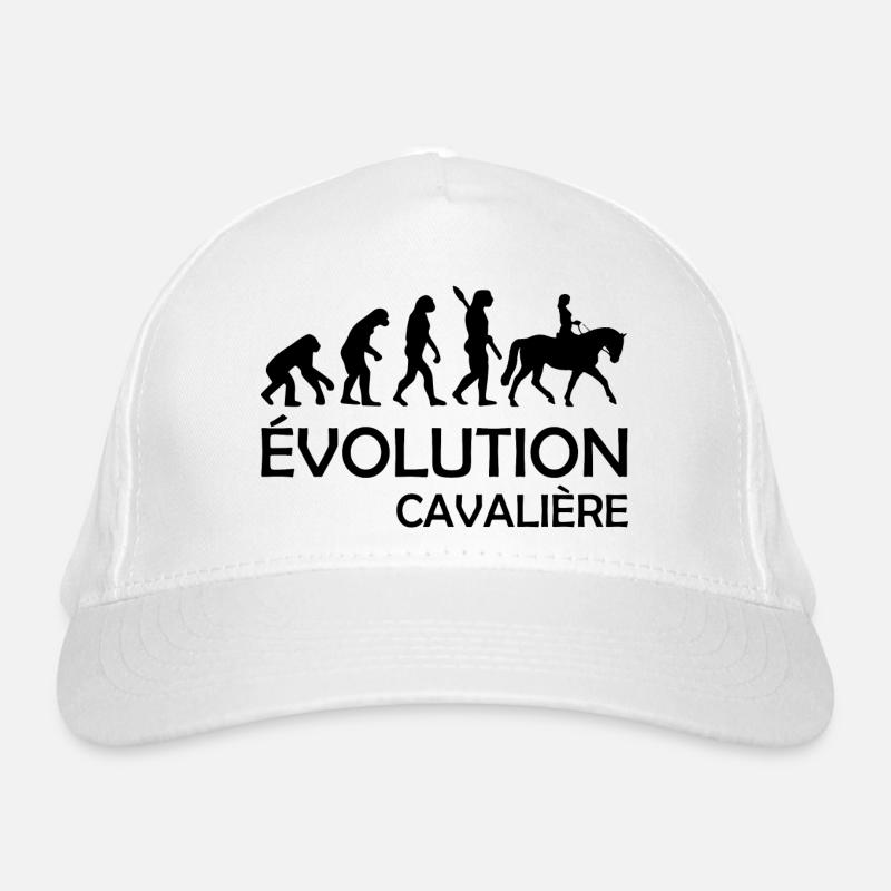 evolution cavaliere / humour cavalière Casquette classique bio