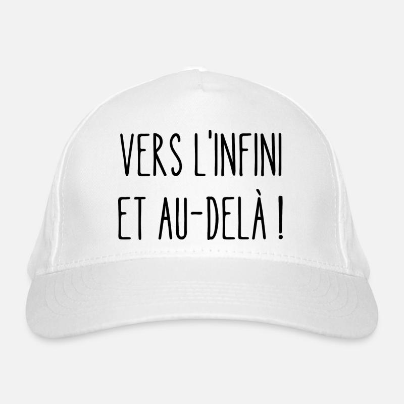 vers l'infini et au-delà Casquette classique bio