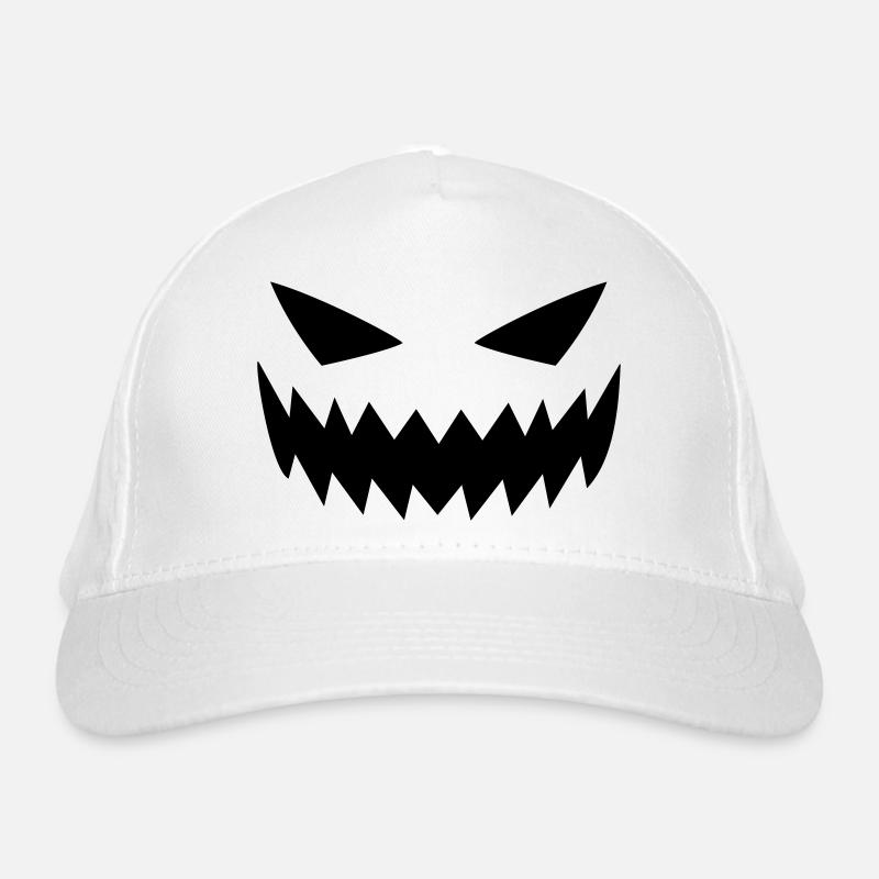 Gestörte Horrorfratze Bio-Baseballkappe
