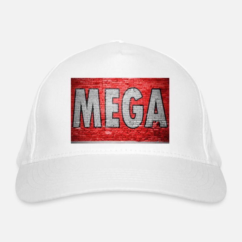 Mega Brick Wall Graffiti Organic Baseball Cap