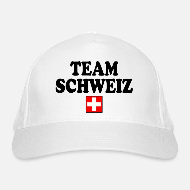 Team schweiz Bio-Baseballkappe