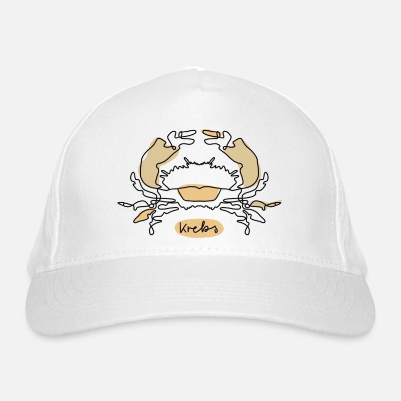 Sternzeichen Krebs Bio-Baseballkappe