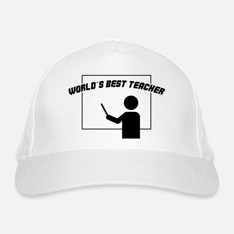 Meilleur professeur du monde Casquette classique bio