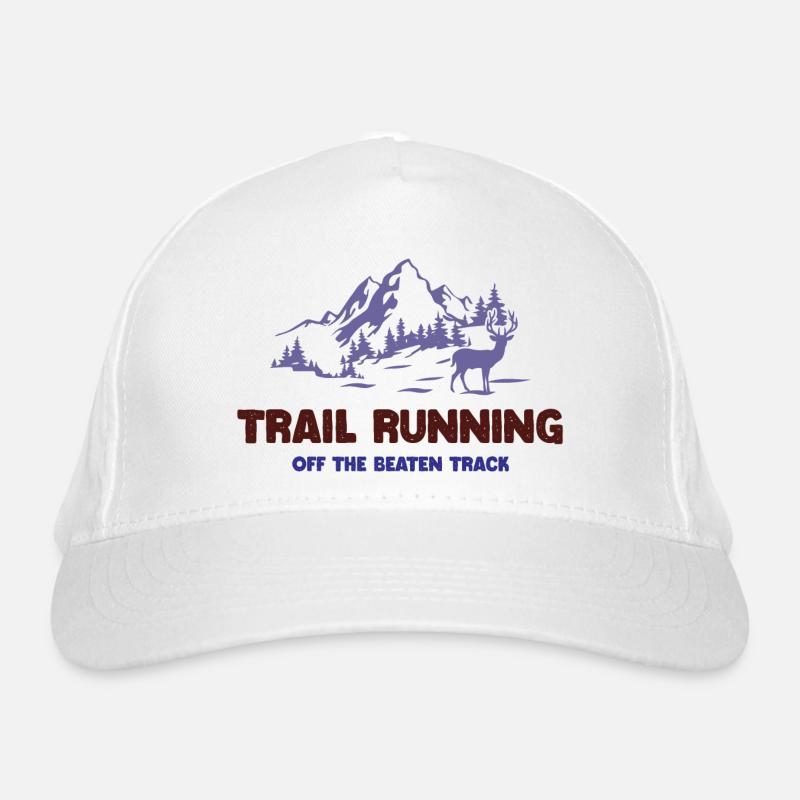 Trail Running - Off The Beaten Track Organic Baseball Cap