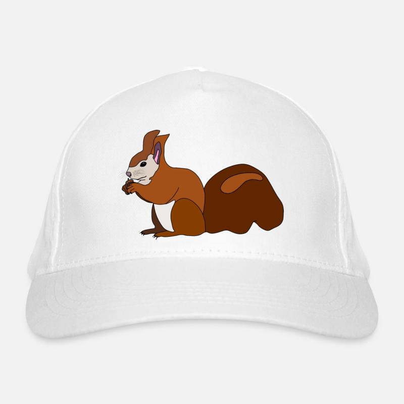 Squirrel with nut Organic Baseball Cap
