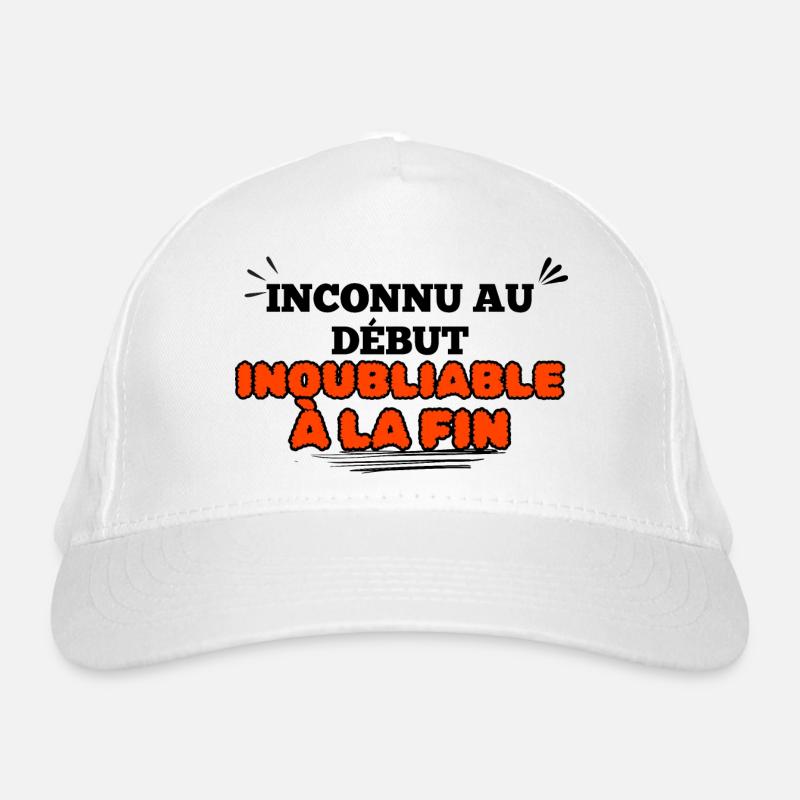 Design réconfortant avec message positif Casquette classique bio