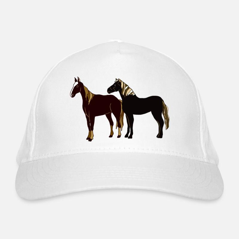 Chevaux Casquette classique bio