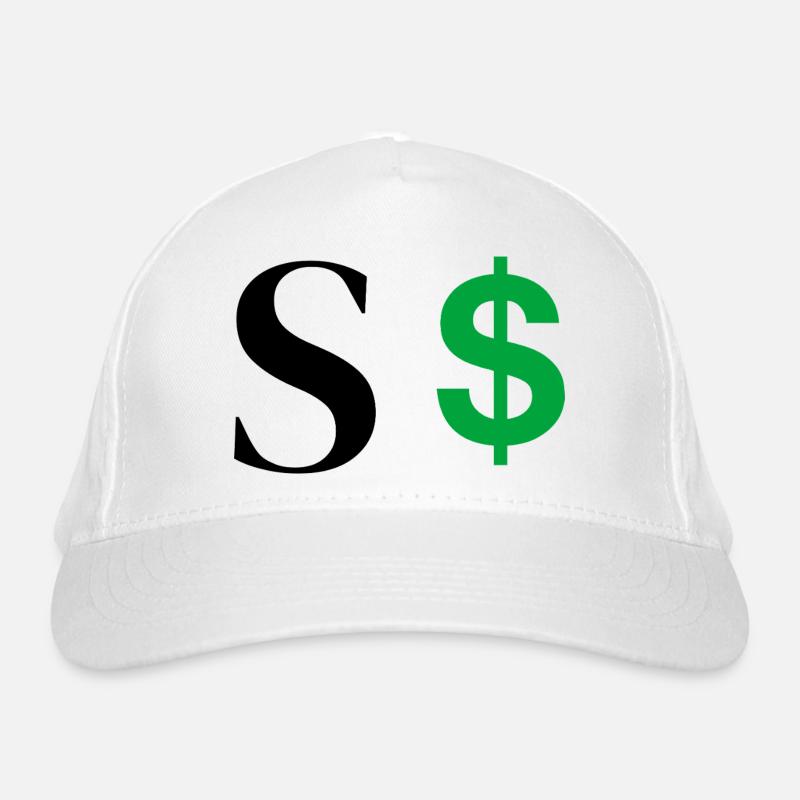 Letter s dollar Organic Baseball Cap
