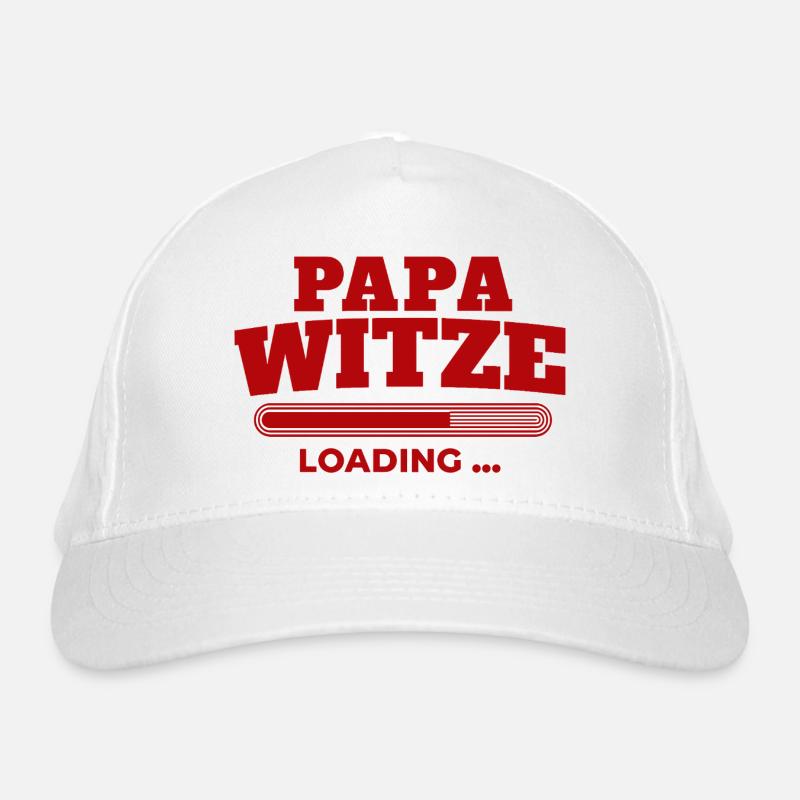 PapaJokes Loading Bar Organic Baseball Cap