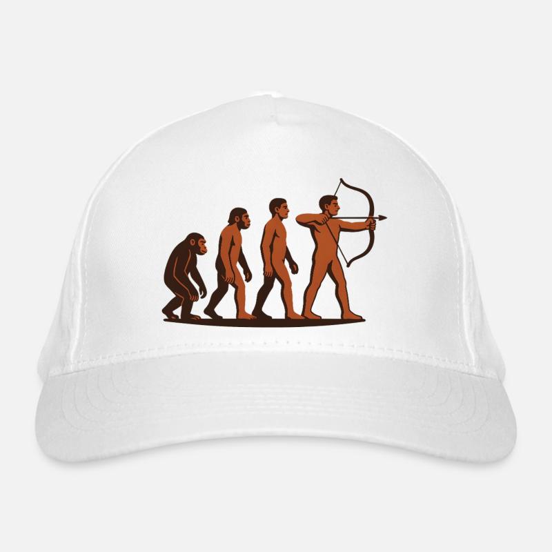 Evolution Bogenschießen Bogen Ziel Bogenschütze Bio-Baseballkappe