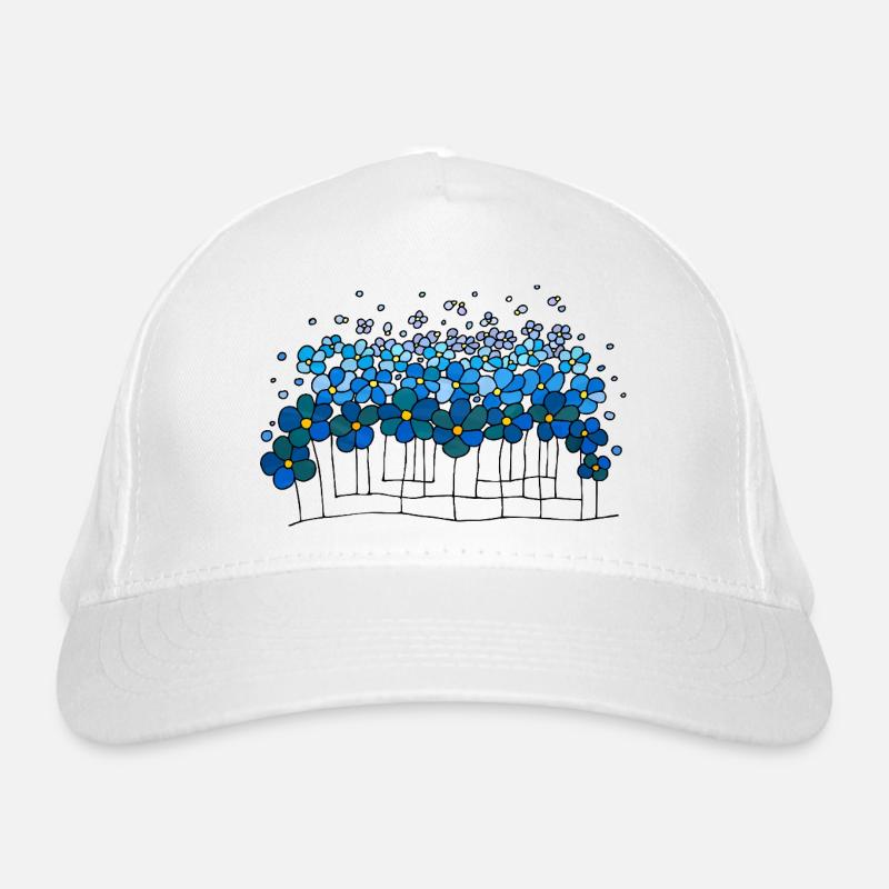 Blumen Bio-Baseballkappe