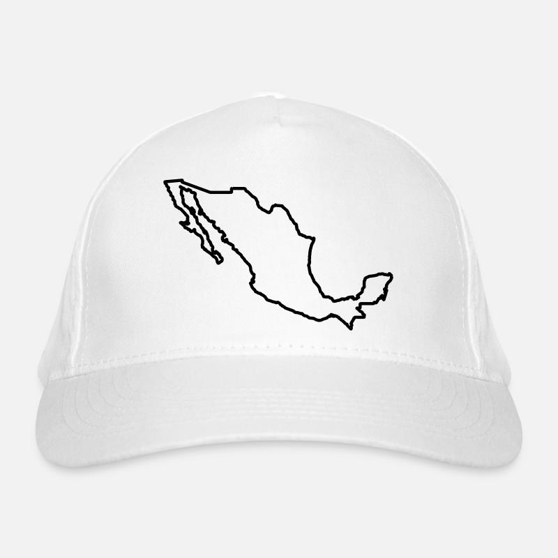 Mexico Outline Organic Baseball Cap