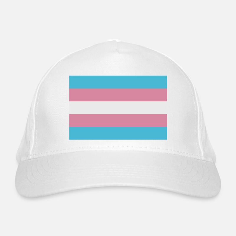 Drapeau trans Casquette classique bio
