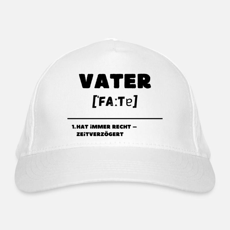 Définition du père est toujours correcte retardée Casquette classique bio