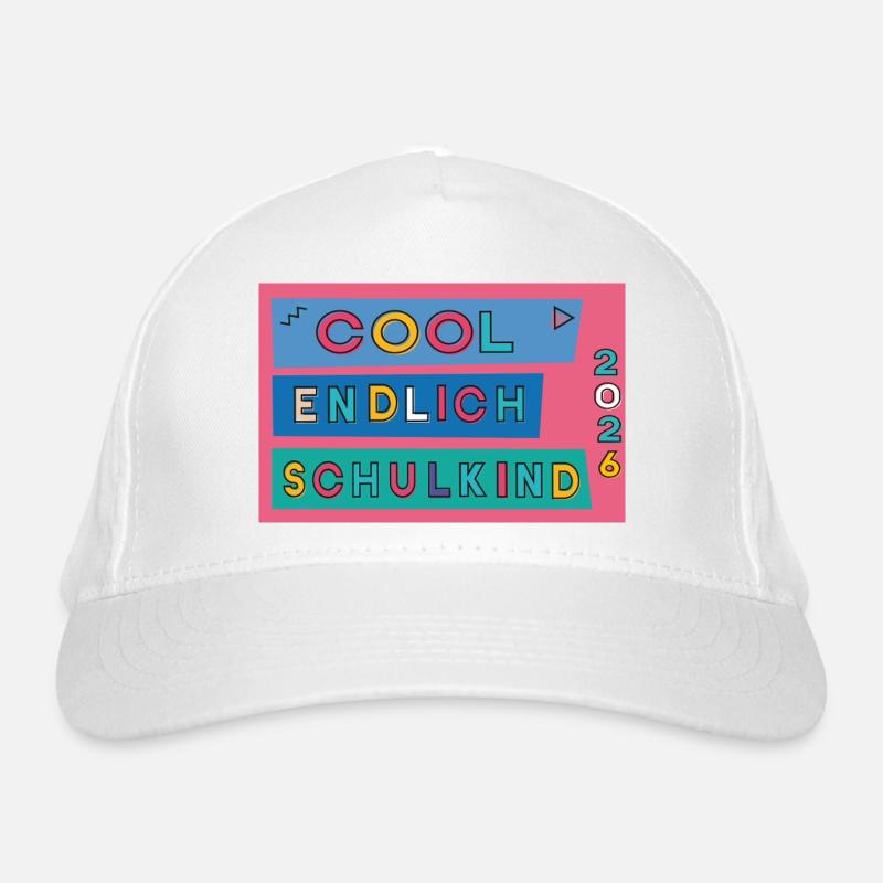 Endlich Schulkind  Bio-Baseballkappe