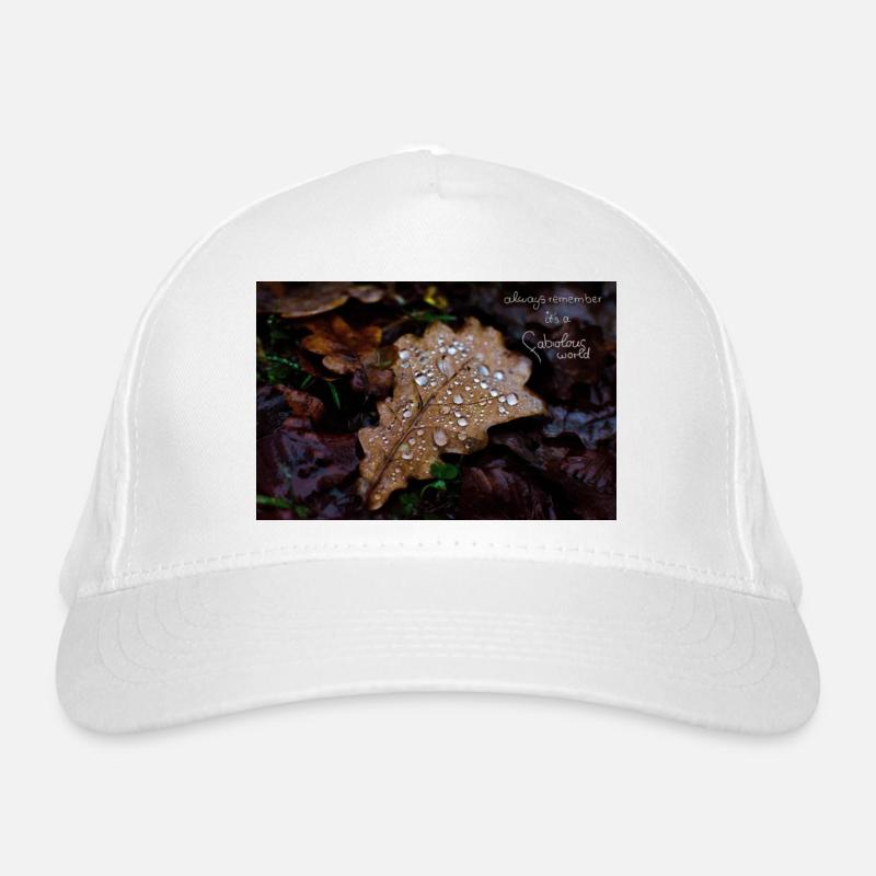 Monde fabioleux Feuille d’Automne Casquette classique bio