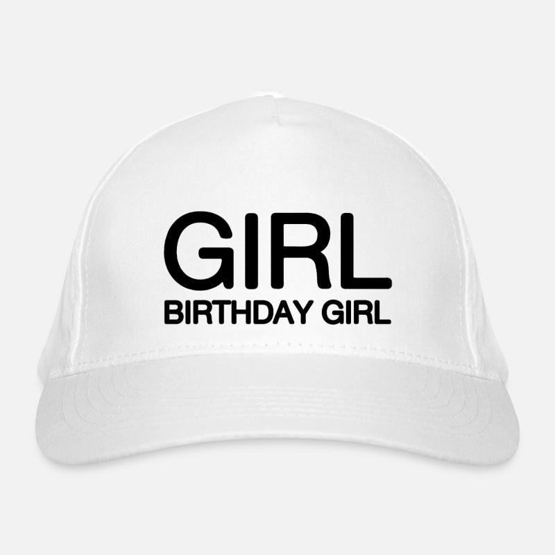 Fille d’anniversaire Casquette classique bio
