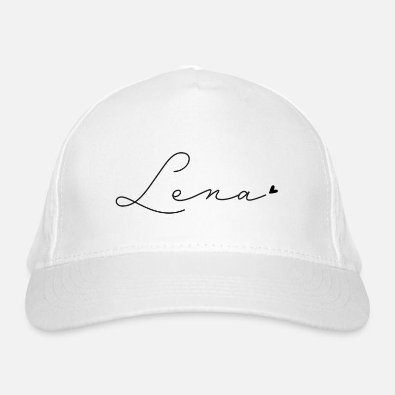 Name Lena Bio-Baseballkappe
