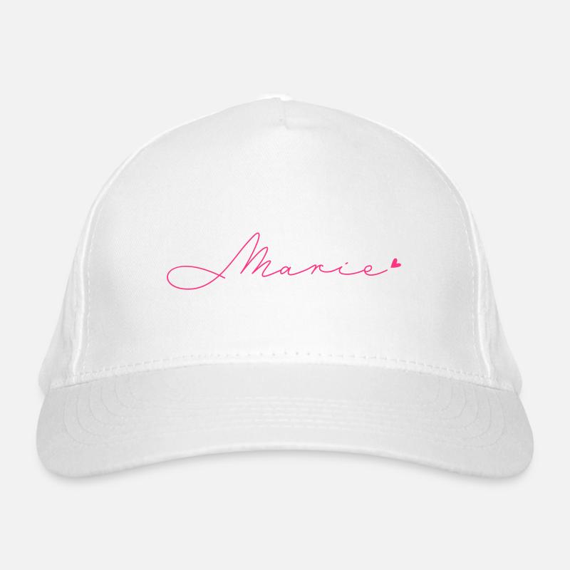 Name Marie Organic Baseball Cap