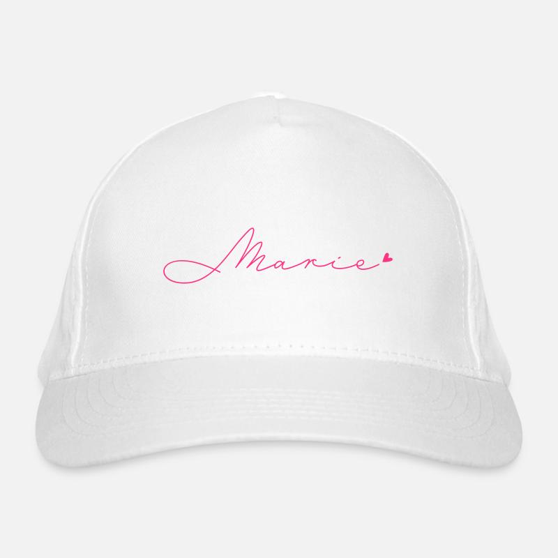 Name Marie Organic Baseball Cap