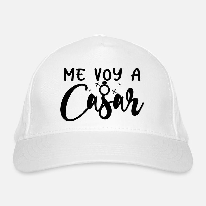 Me Voy A Casar I'm Getting Married Wedding Engaged Organic Baseball Cap