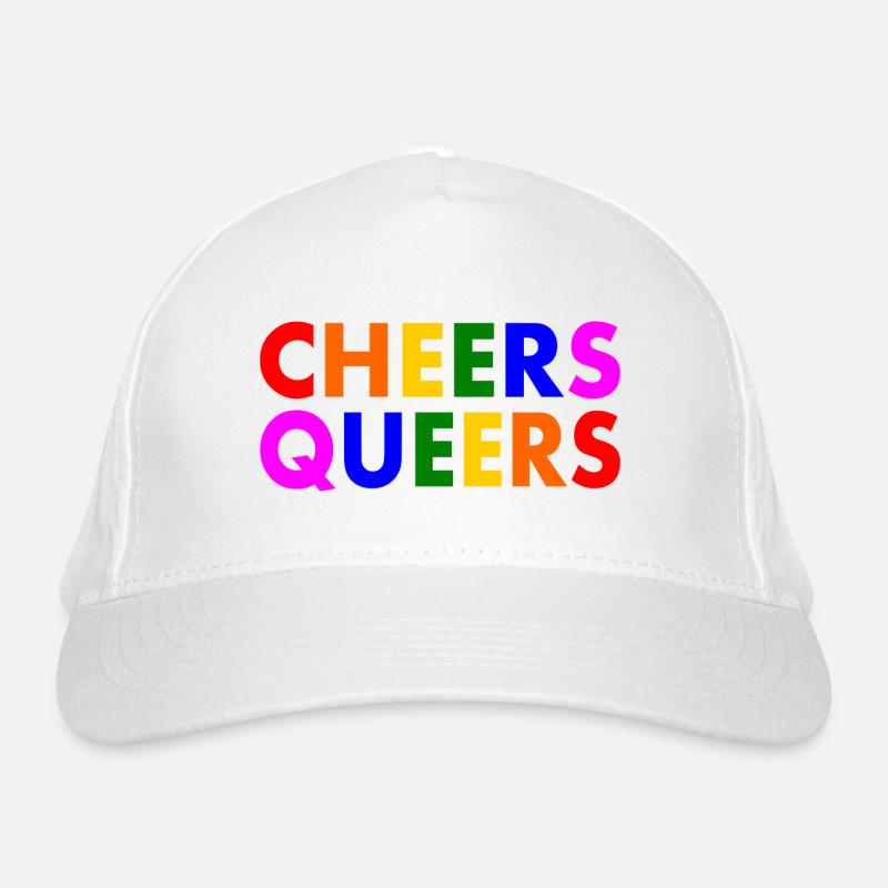 Cheers queers Organic Baseball Cap