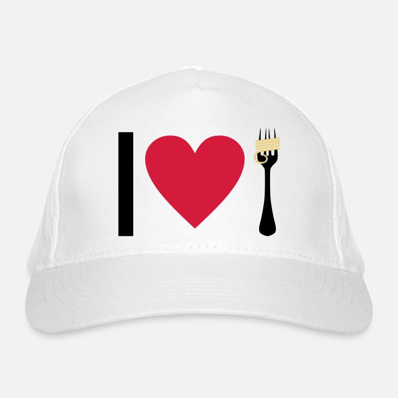 I love Pasta Organic Baseball Cap