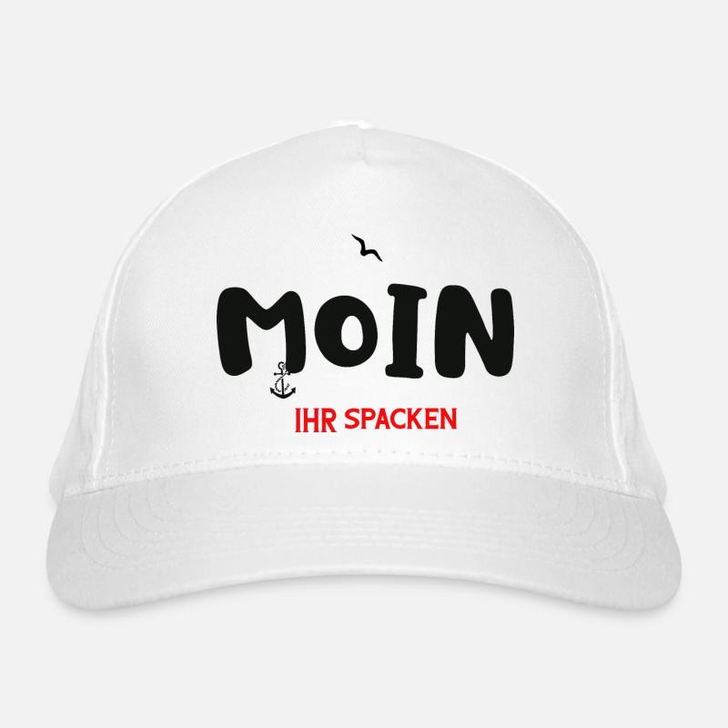 Moin Ihr Spacken Bio-Baseballkappe