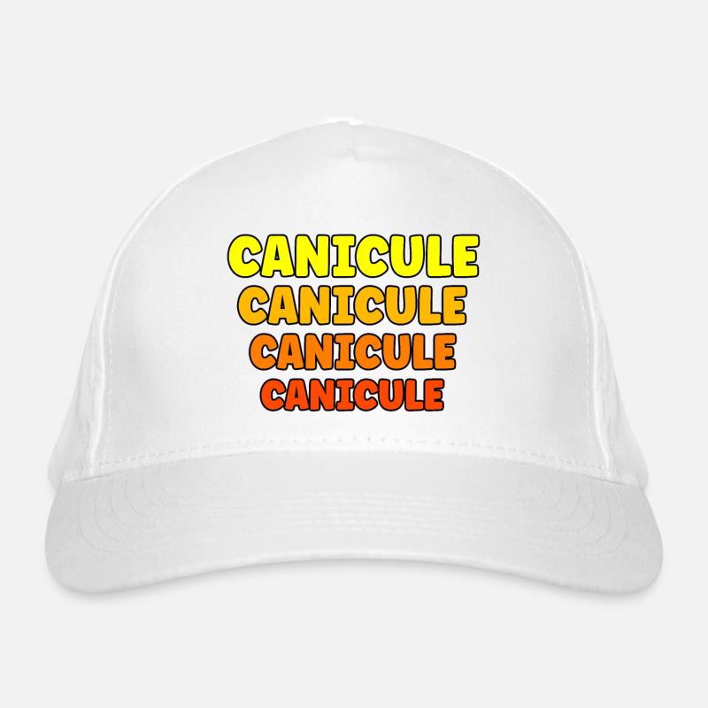 Canicule chaleur extrême Casquette classique bio