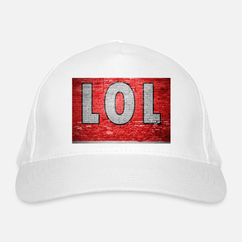 Lol Graffiti Mur de briques Casquette classique bio