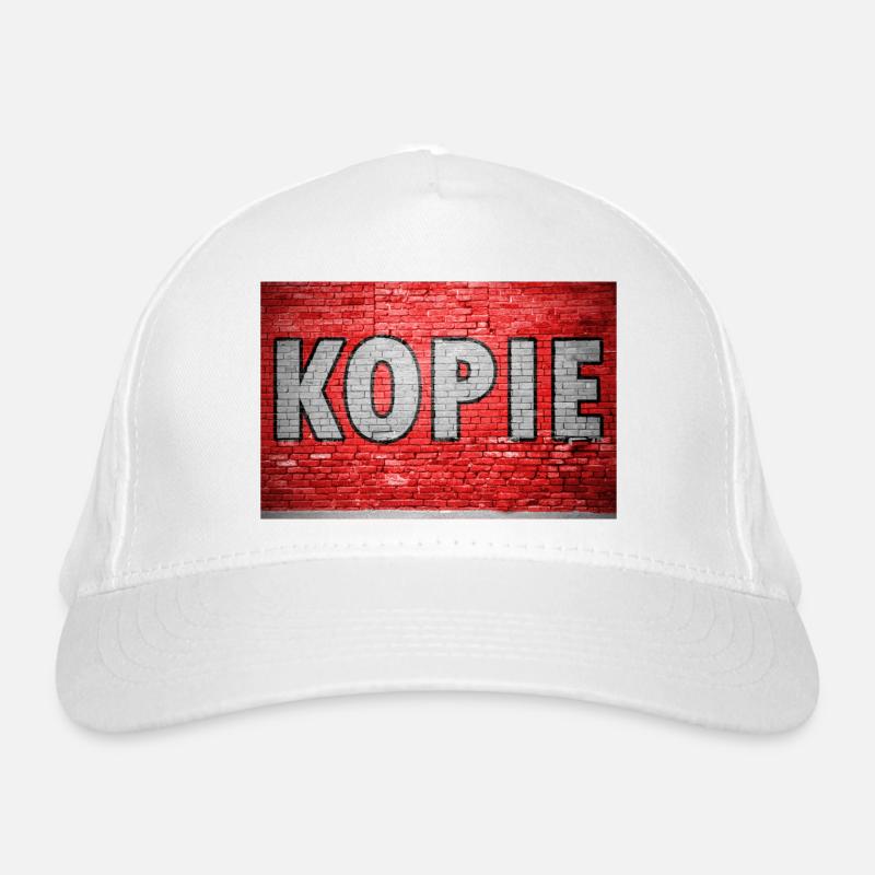 Kopie Ziegelsteinmauer Graffiti Bio-Baseballkappe