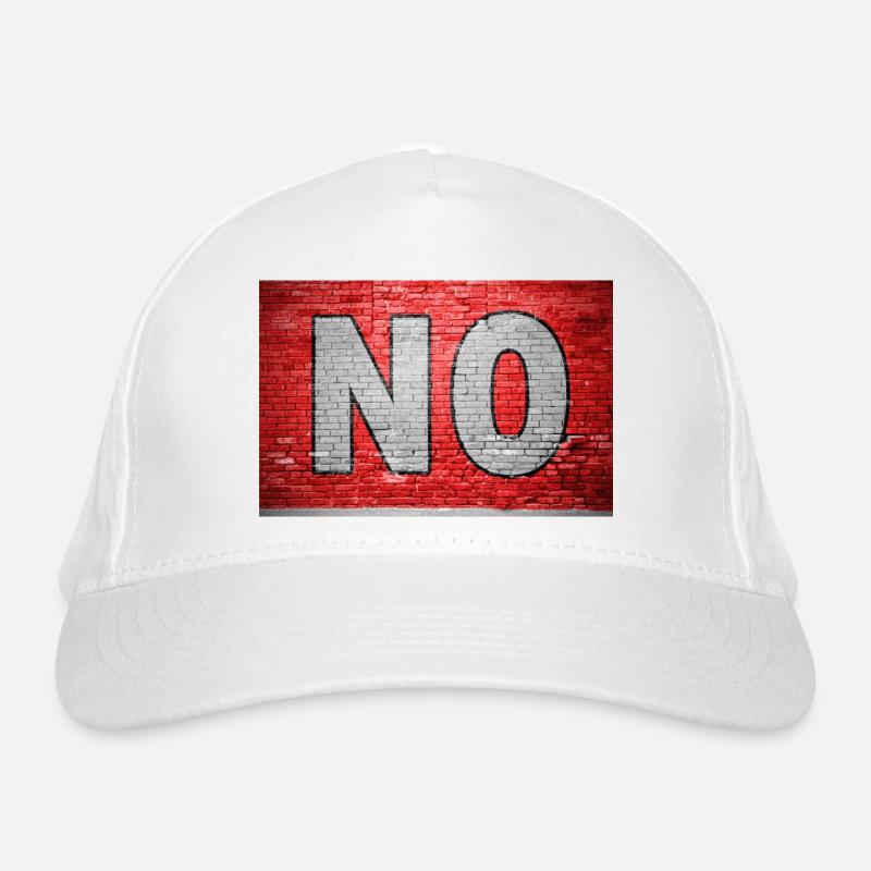 No Ziegelsteinmauer Graffiti Bio-Baseballkappe