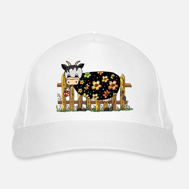 Kuh Bio-Baseballkappe