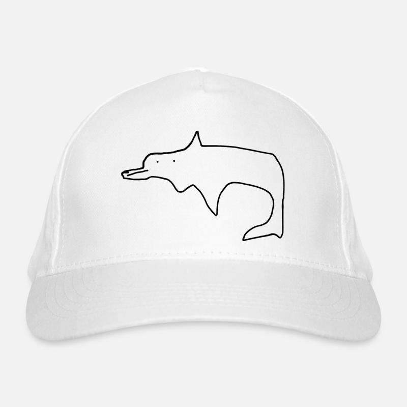 Delfin Bio-Baseballkappe