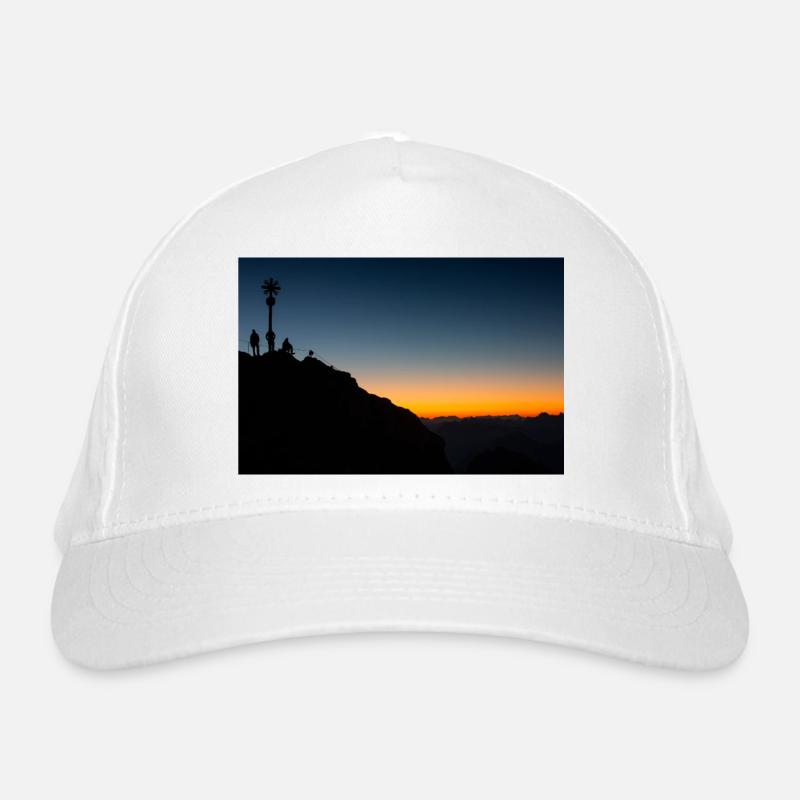 Morgenstimmung auf der Zugspitze Bio-Baseballkappe