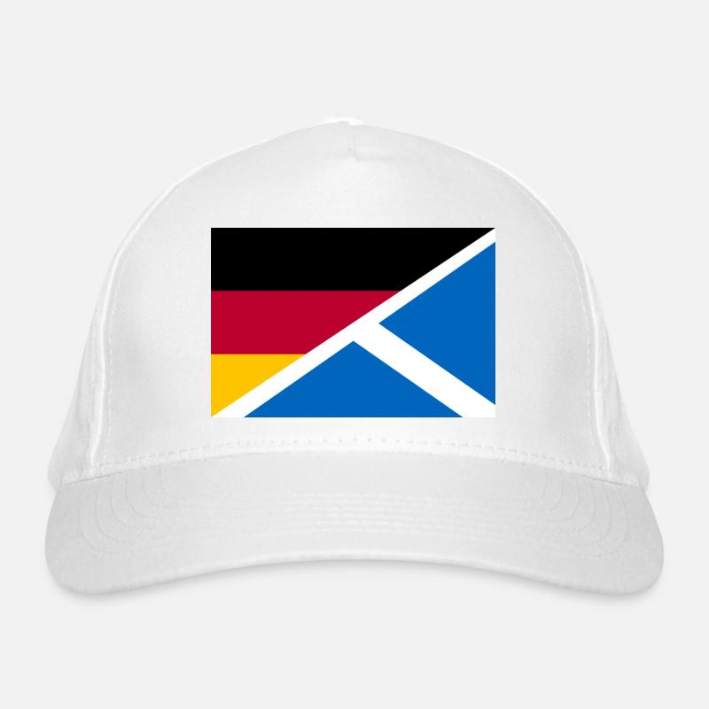 Drapeau de l’Allemagne et de l’Écosse Casquette classique bio