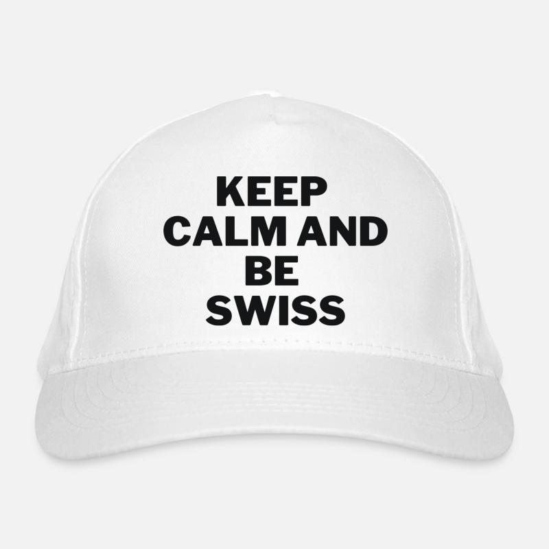 Être suisse Casquette classique bio