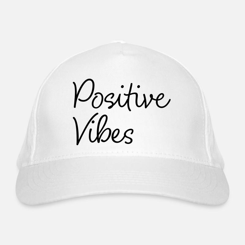 Positive Vibes Organic Baseball Cap