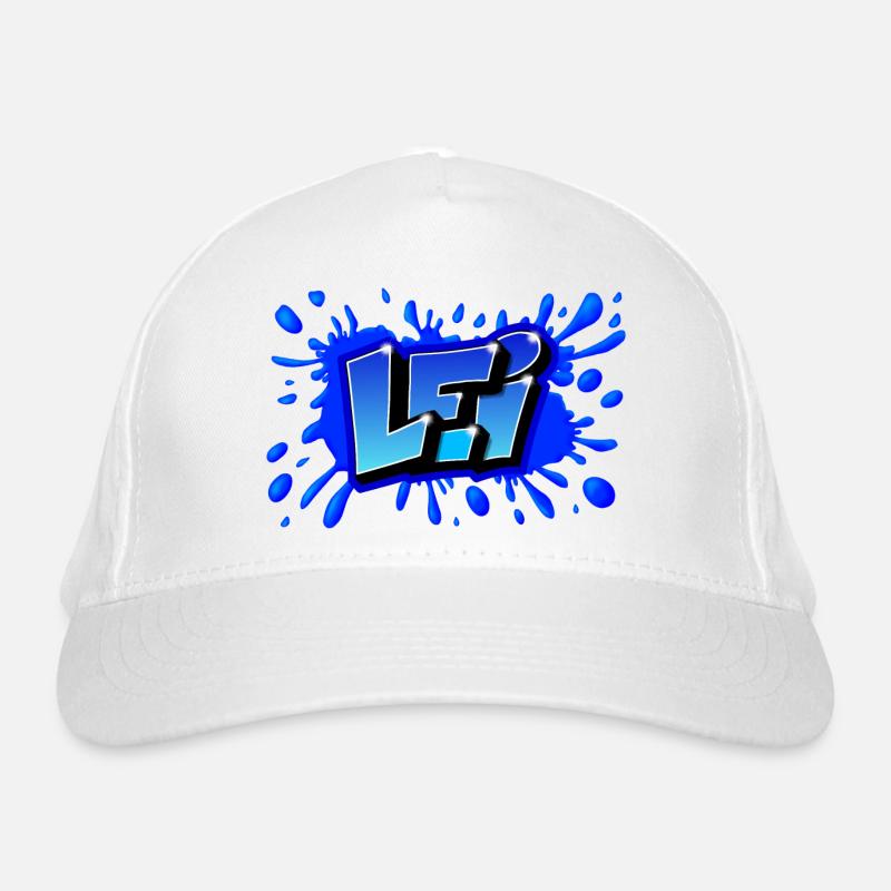 GRAFFITI FIRST NAME LEI PRINTABLE Organic Baseball Cap