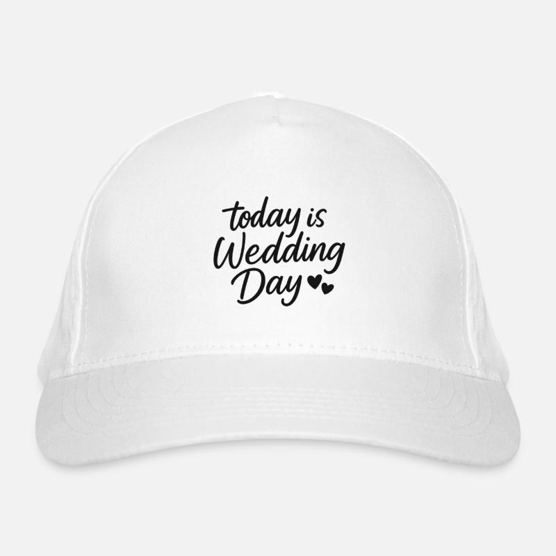 Wedding Design Wedding Day Organic Baseball Cap
